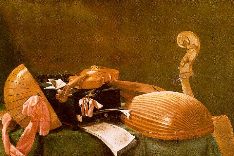Evaristo Baschenis Still Life of Musical Instruments China oil painting art